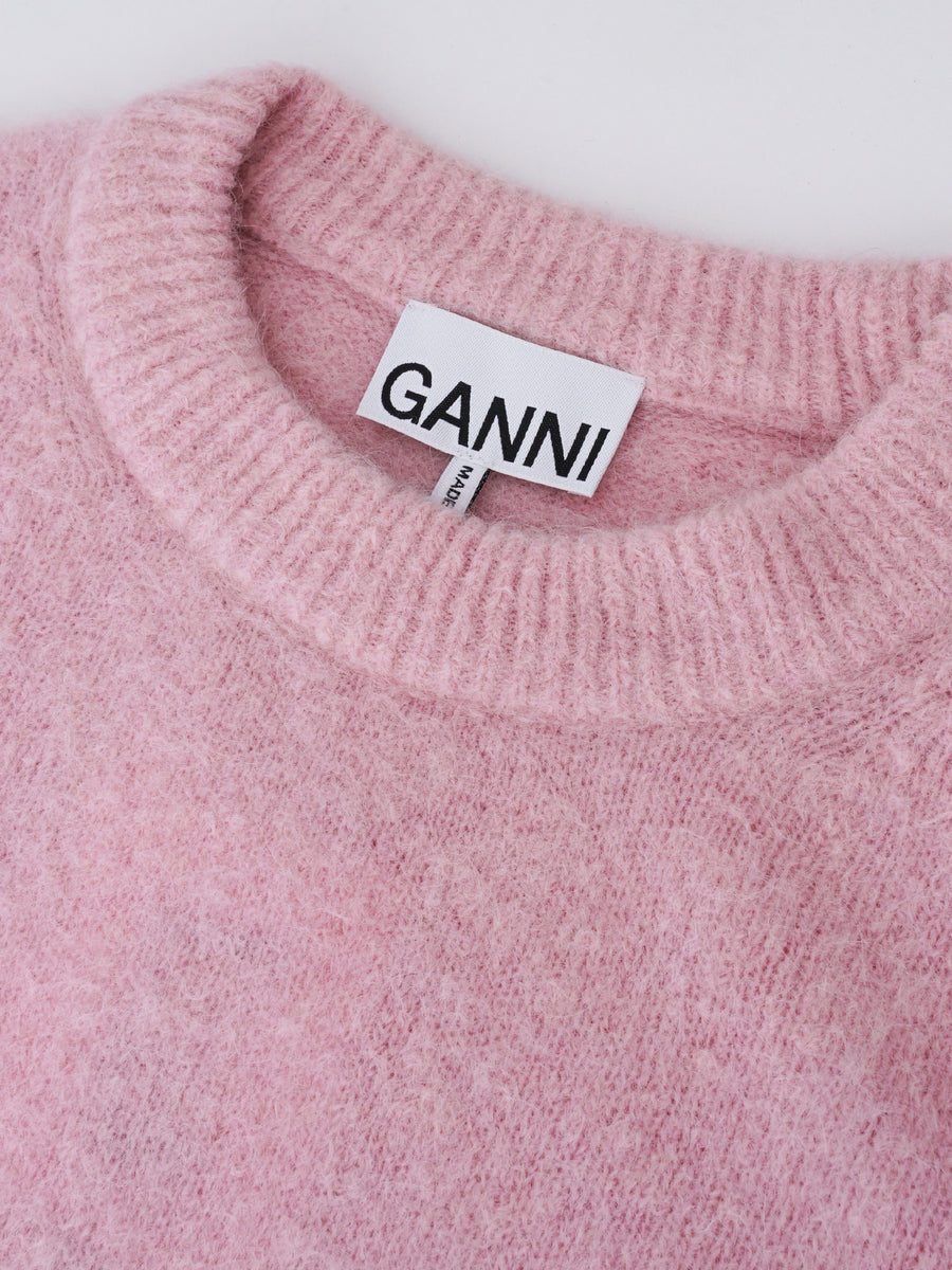 Brushed Alpaca O-neck_Chalk Pink 868 – Blancsom