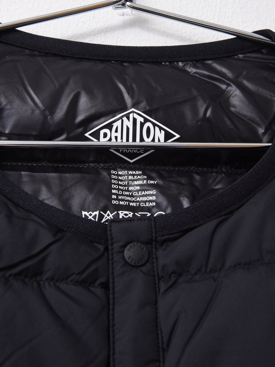 M_INNER DOWN CREWNECK JACKET_BLACK – Blancsom