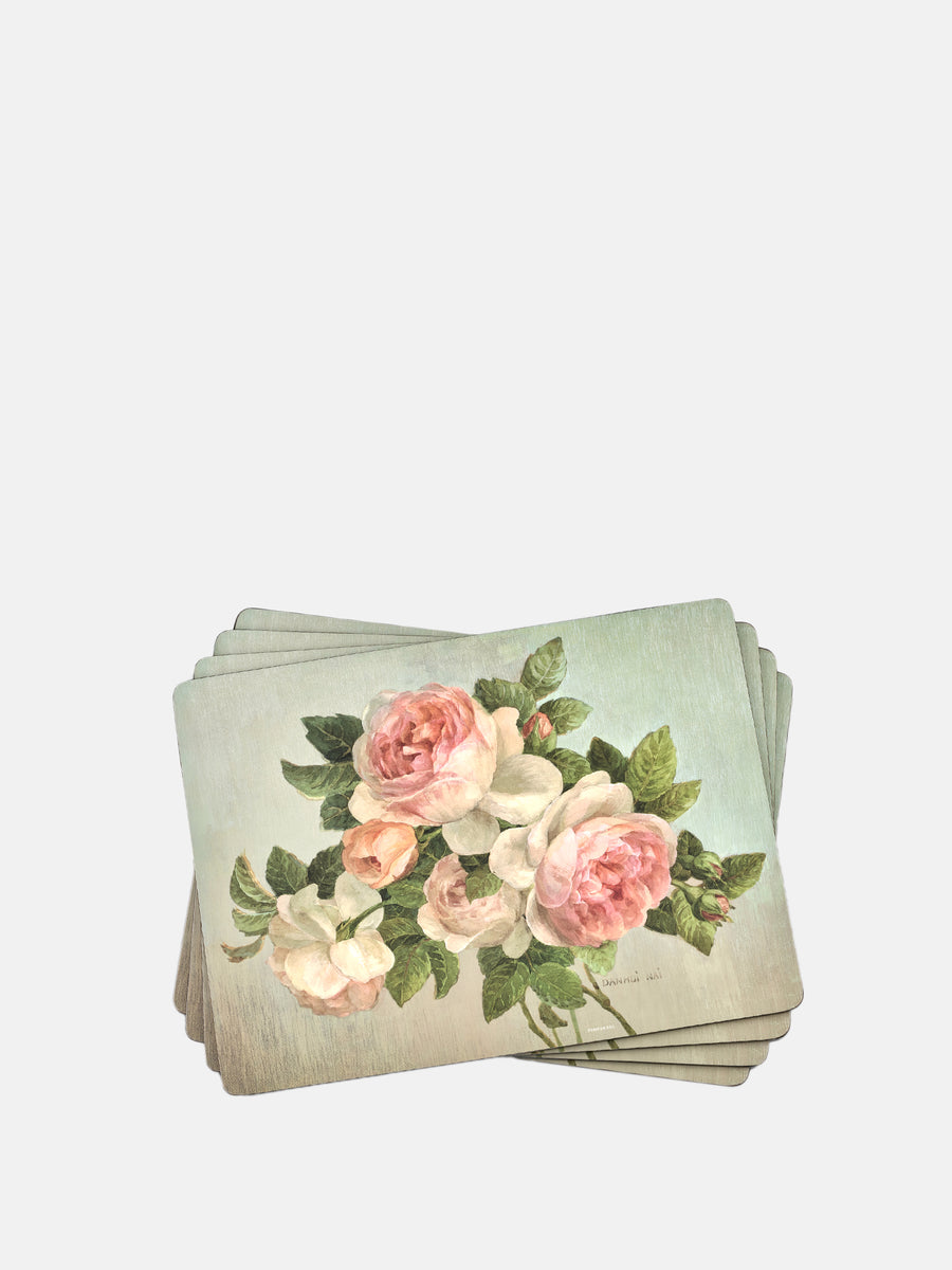 Pimpernel Placemats_Antique Roses Blancsom