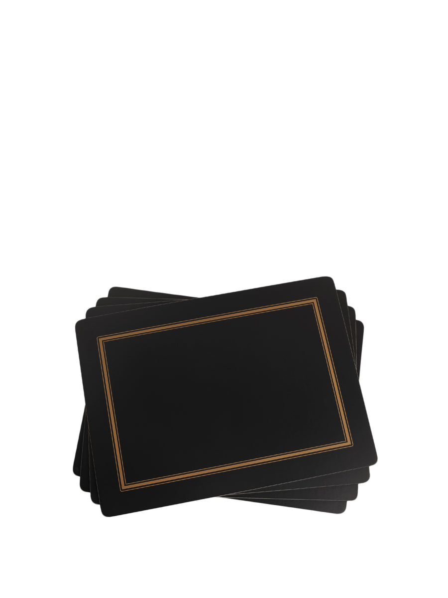 Pimpernel Placemats_Classic Black Blancsom