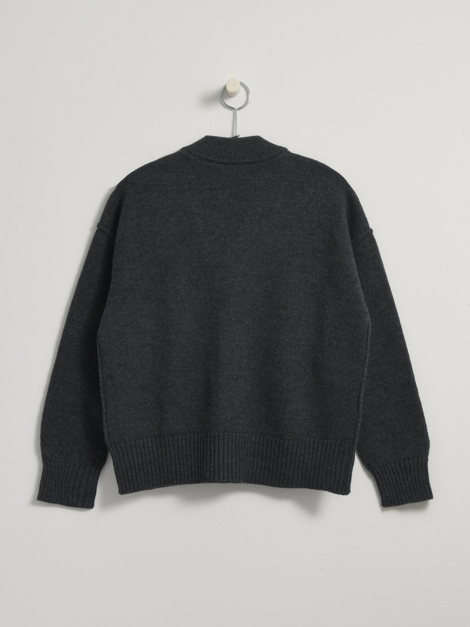 W_RED ADC CARDIGAN_Heather grey/Red/084 Blancsom