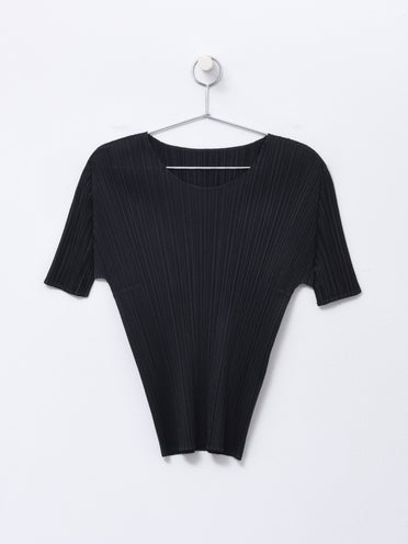 PLEATS PLEASE PP14-KK761 ミックスパーツ シースルー トップス Pleats Please Issey Miyake November Pleated Top | Saks Fifth Avenue
