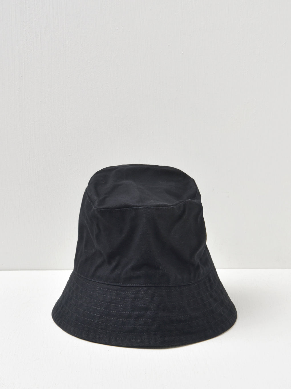 BUCKET HAT BLACK 12OZ DUCK CANVAS – Blancsom