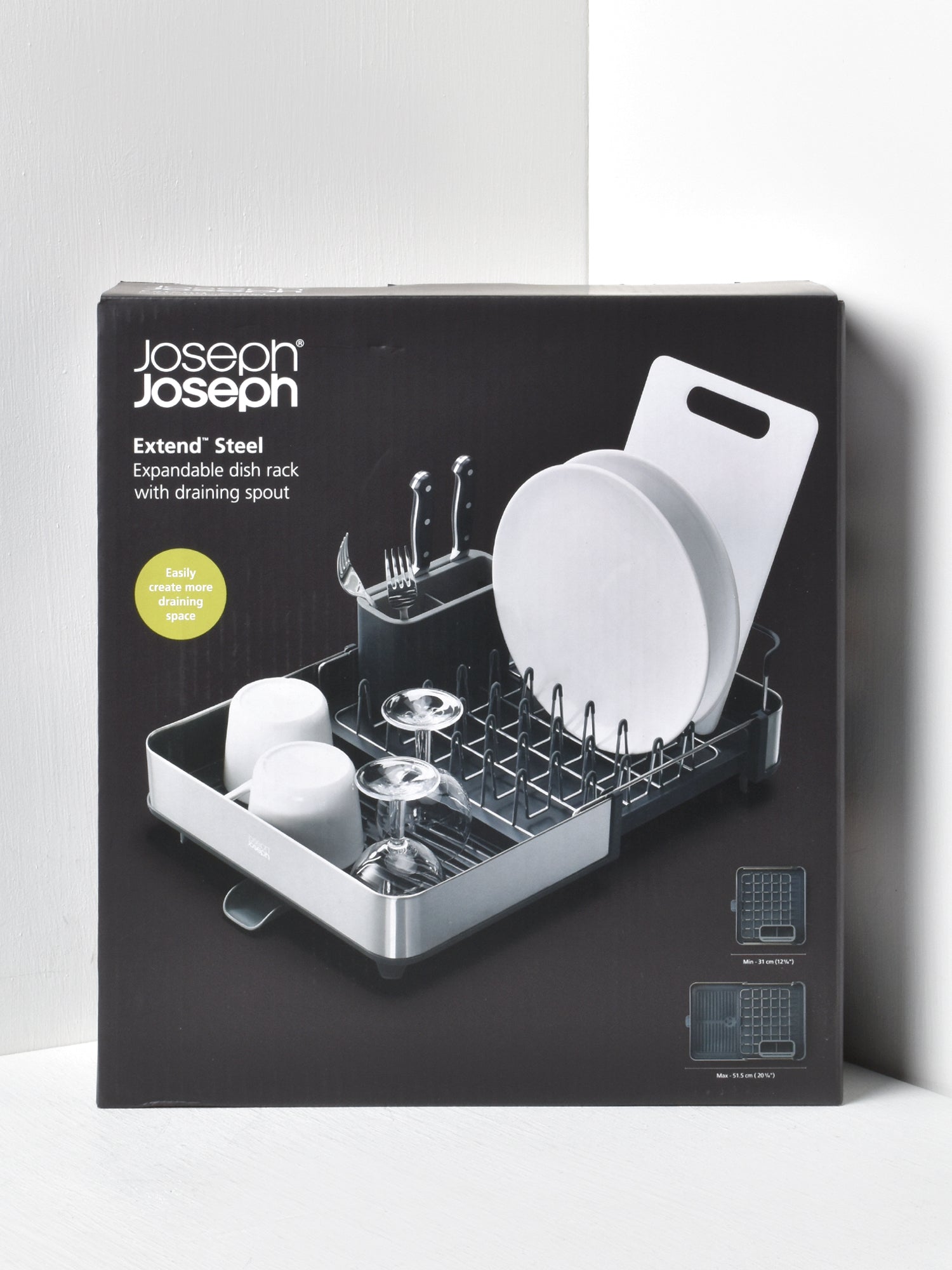 Extend Steel Dish Rack Grey Blancsom