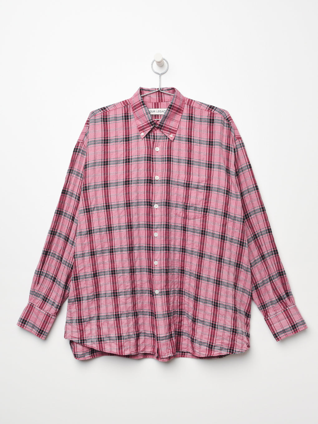 BORROWED BD SHIRT M2222BCO CERISE MEMORY CHECK – Blancsom