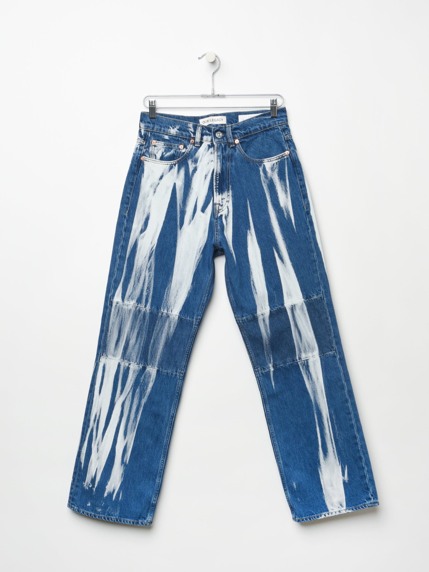 EXTENDED THIRD CUT M2225SGB GLASS BLEACH DENIM