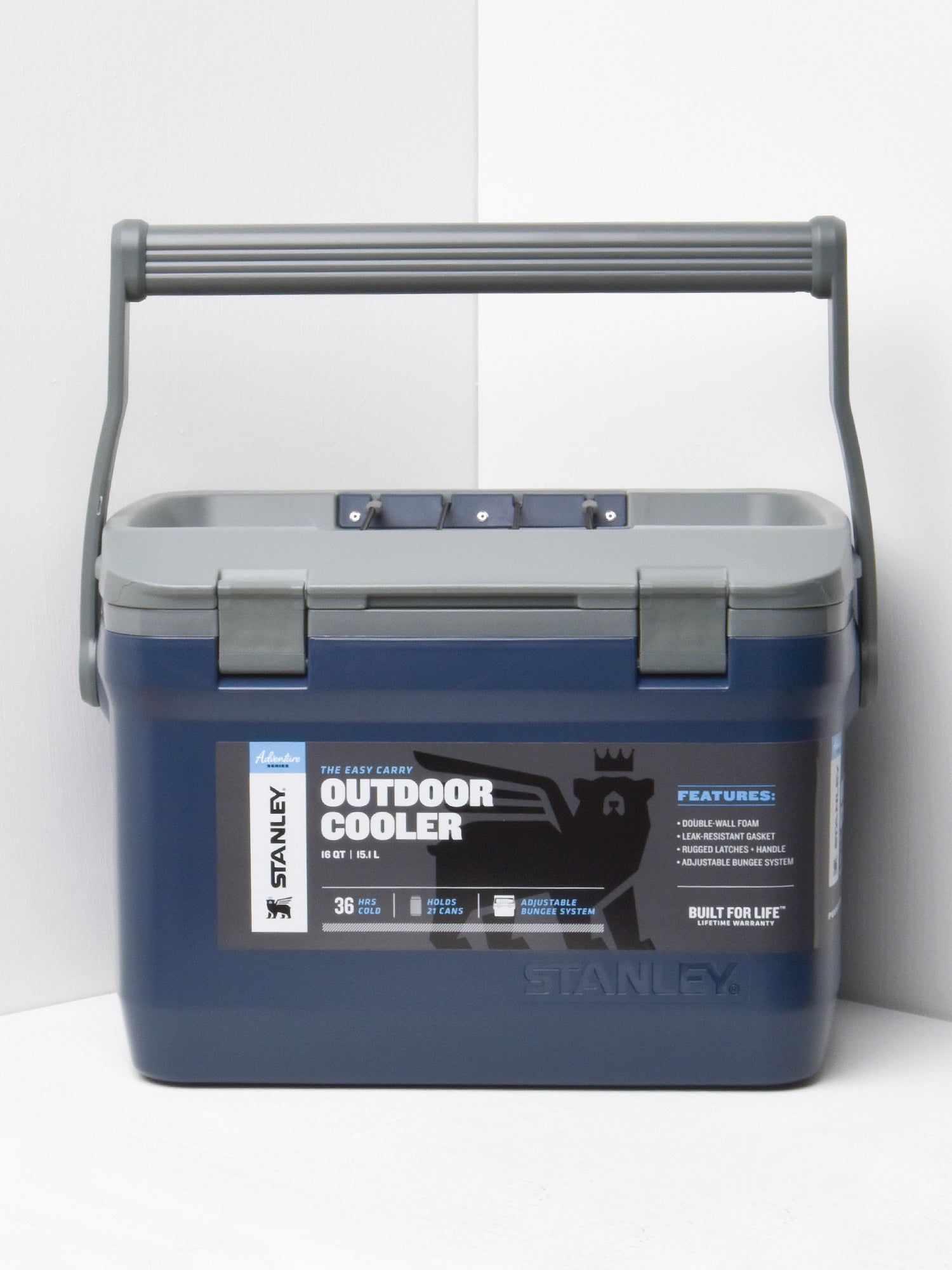 The Easy-Carry Outdoor Cooler 16QT / 15.1L, Navy – Blancsom
